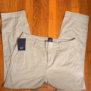 GAP Men's Light Gray Chinos - Neutral Everyday Pants